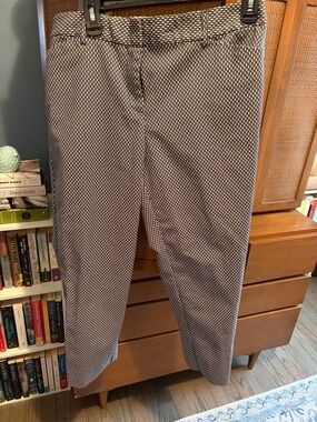 Liz Claiborne Black and White Patterned Chinos
